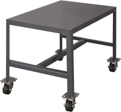 Durham - Mobile Work Bench - Steel, Gray, 48" Long x 24" Deep x 30" High - Eagle Tool & Supply