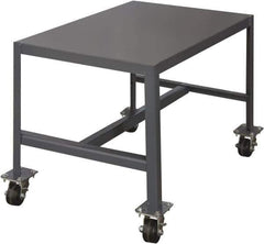 Durham - Mobile Work Bench - Steel, Gray, 24" Long x 18" Deep x 30" High - Eagle Tool & Supply