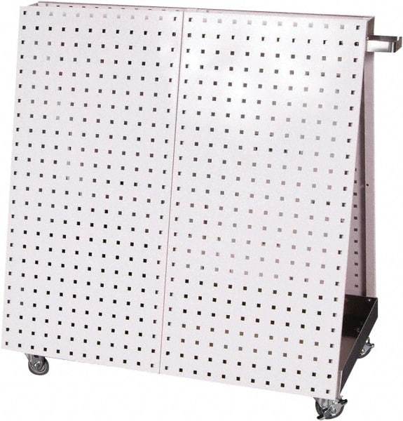 Triton - 21-1/4 Inches Wide x 39-1/4 Inches High x 36-3/4 Inches Deep A-Frame Double Sided Pegboard Tool Cart - 800 Lbs. Load Limit - Eagle Tool & Supply