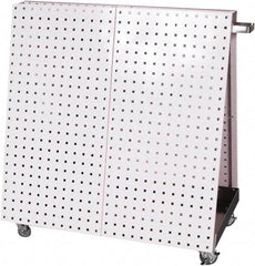 Triton - 21-1/4 Inches Wide x 39-1/4 Inches High x 36-3/4 Inches Deep A-Frame Double Sided Pegboard Tool Cart - 800 Lbs. Load Limit - Eagle Tool & Supply