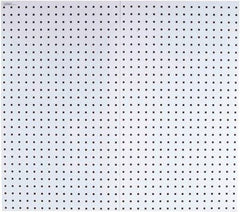 Triton - 18" Wide x 36" High Industrial Steel Tool Peg Board System - 2 Panels, Steel, White - Eagle Tool & Supply