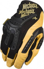 Mechanix Wear - Size 2XL (12) Leather/TPR General Protection Work Gloves - For General Purpose, Uncoated, Hook & Loop Cuff, Full Fingered, Black, Paired - Eagle Tool & Supply