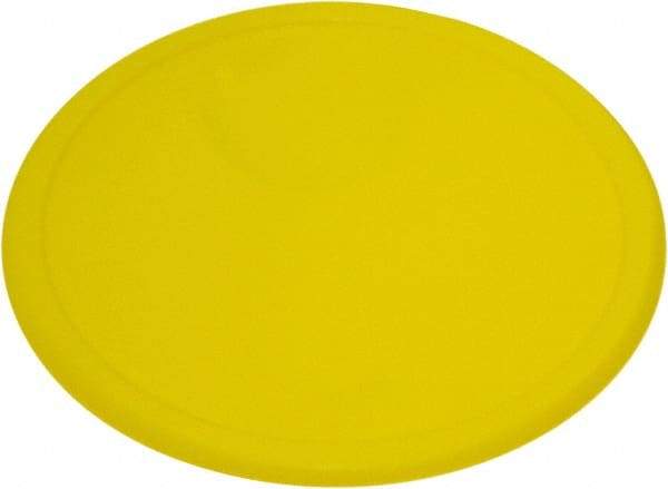 Rubbermaid - 13" Wide, Round Polyethylene Lid - Use with FG572600, FG572624, FG572700, FG572724, FG572800, FG572824, FG572900, FG572924 - Eagle Tool & Supply