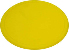 Rubbermaid - 13" Wide, Round Polyethylene Lid - Use with FG572600, FG572624, FG572700, FG572724, FG572800, FG572824, FG572900, FG572924 - Eagle Tool & Supply