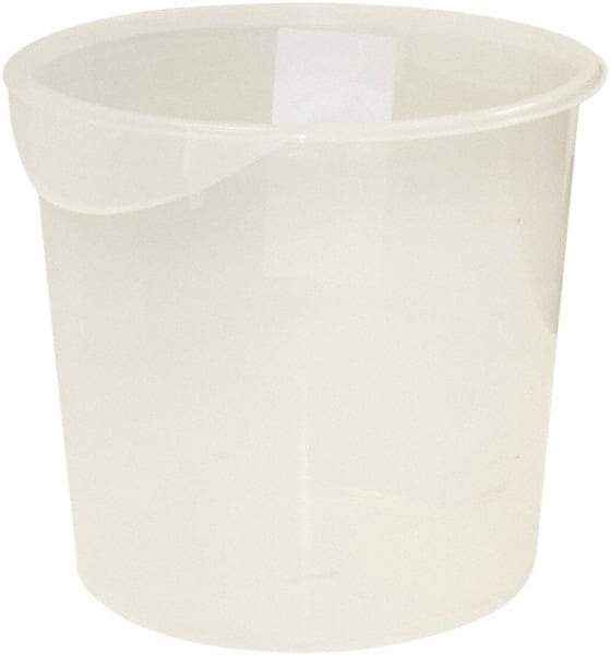 Rubbermaid - Round, Clear Polypropylene Food Storage Container - 11.9" High x 13.1" Wide - Eagle Tool & Supply