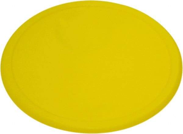 Rubbermaid - 10.3" Wide, Round Polyethylene Lid - Use with FG572300, FG572324, FG572400, FG572424 - Eagle Tool & Supply