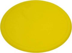 Rubbermaid - 10.3" Wide, Round Polyethylene Lid - Use with FG572300, FG572324, FG572400, FG572424 - Eagle Tool & Supply