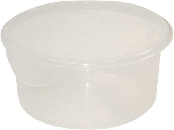 Rubbermaid - Round, Clear Polypropylene & Polycarbonate Food Storage Container - 10.6" High x 10" Wide - Eagle Tool & Supply