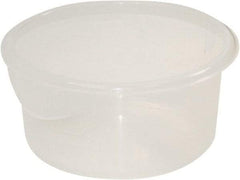 Rubbermaid - Round, Clear Polypropylene & Polycarbonate Food Storage Container - 10.6" High x 10" Wide - Eagle Tool & Supply