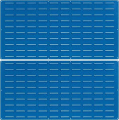 Triton - 48" Wide x 24" High, Blue Louvered Bin Panel - Use with LocBin - Eagle Tool & Supply