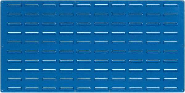 Triton - 48" Wide x 24" High, Blue Louvered Bin Panel - Use with LocBin - Eagle Tool & Supply