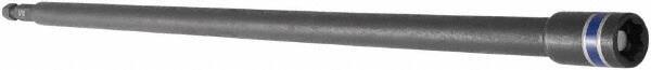 Irwin - 5/16" Magnetic Nutsetter - 1/4" Hex Drive, 12" OAL, 1/2" Socket Nose Diam - Eagle Tool & Supply