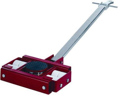 GKS - 44,000 Lb Capacity Steel Machine Dolly - 28.7" Long x 29.4" Wide x 7.1" High, 5-1/2" Wheels - Eagle Tool & Supply