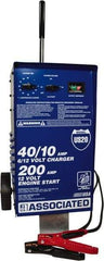 Associated Equipment - 6/12 Volt Automatic Charger - 40 Amps/10 Amps, 200 Starter Amps - Eagle Tool & Supply