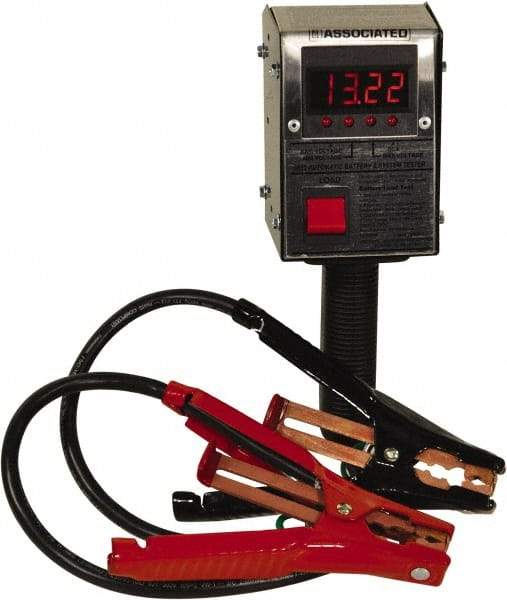 Associated Equipment - 12 Volt Battery Load Tester - 200 to 1,100 CCA Range, 2' Cable - Eagle Tool & Supply