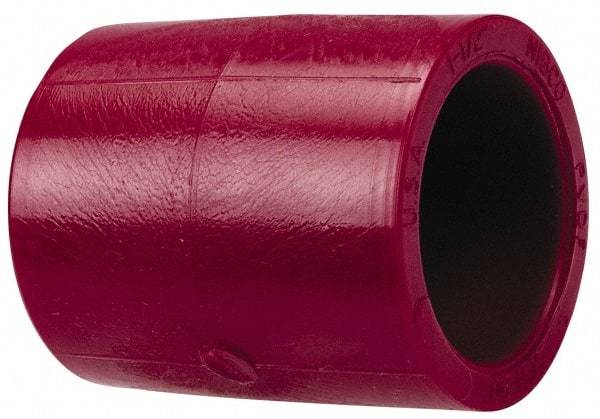 NIBCO - 1-1/2" PVDF Plastic Pipe Socket Coupling - Schedule 80, S x S End Connections - Eagle Tool & Supply