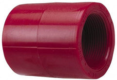 NIBCO - 1/2" PVDF Plastic Pipe Coupling - Schedule 80, FIPT x FIPT End Connections - Eagle Tool & Supply
