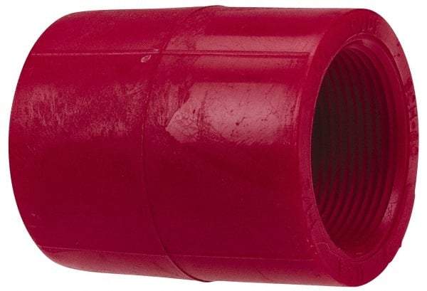 NIBCO - 3/4" PVDF Plastic Pipe Adapter Coupling - Schedule 80, S x FIPT End Connections - Eagle Tool & Supply