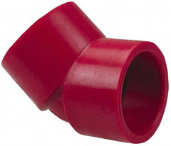 NIBCO - 1-1/2" PVDF Plastic Pipe 45° Elbow - Schedule 80, S x S End Connections - Eagle Tool & Supply