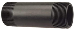 NIBCO - 1/2" Pipe, PVDF Threaded Plastic Pipe Nipple - Schedule 80, Red - Eagle Tool & Supply