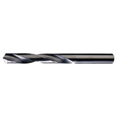 ‎#50 Dia. × 0.07″ Shank × 7/8″ Flute Length × 1-3/4″ OAL, 118°, Bright, 2xD Flute, Round Solid Carbide Drill - Exact Industrial Supply