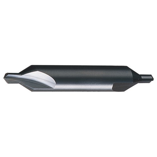 #3 × 2″ OAL 60 Degree Carbide Plain Center Drill Bright - Exact Industrial Supply