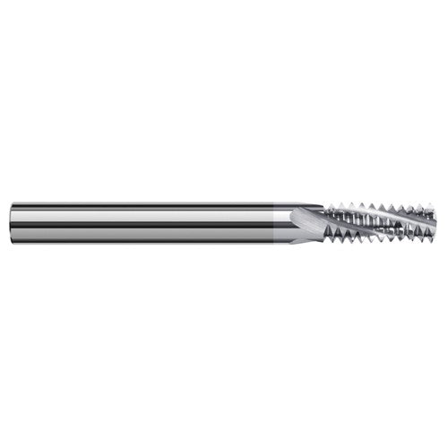 ‎0.3350″ Cutter Diameter × 0.8750″ (7/8″) Length of Cut Carbide Multi-Form 7/16″-20 Thread Milling Cutter, 4 Flutes, TiB2 Coated