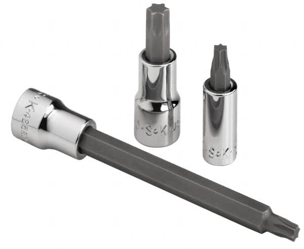 SK - 1/4" Drive, T8 Hand Torx Bit Socket - Eagle Tool & Supply