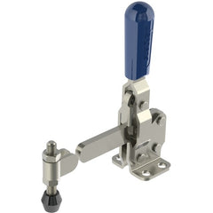 472 lbs Capacity - Solid - Vertical with Solid Arm - Hold Down Action Toggle Clamp