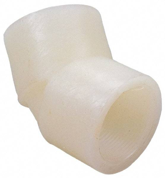 NIBCO - 1-1/2" PVDF Plastic Pipe 45° Elbow - Schedule 80, FIPT x FIPT End Connections - Eagle Tool & Supply