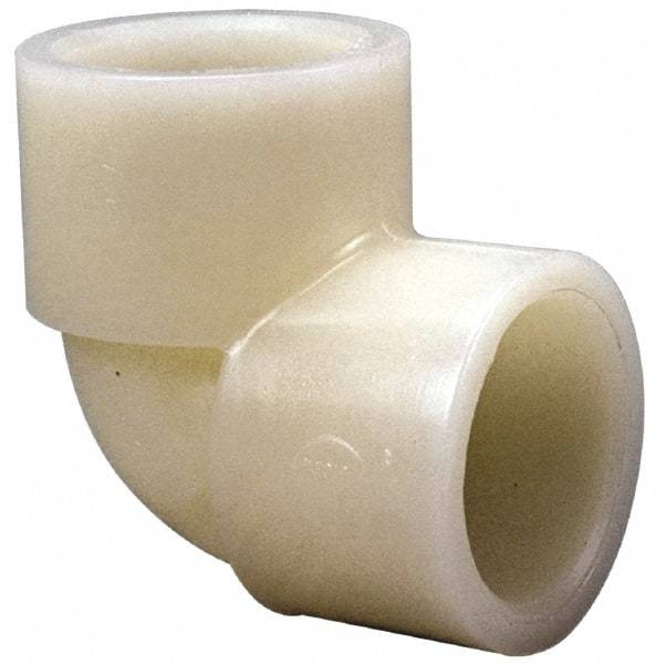 NIBCO - 2" PVDF Plastic Pipe 90° Elbow - Schedule 80, S x S End Connections - Eagle Tool & Supply