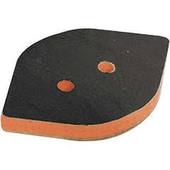 Dynabrade - 2-3/8" Wide, 3-3/4" Long, Tear Drop Conversion Backing Pad - Eagle Tool & Supply