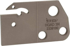Iscar - 1.1811" Blade Height, 0.1575" Blade Width, 1.9882" OAL, Neutral Cut, Double End Indexable Cut-Off Blade - HGAD Blade - Eagle Tool & Supply