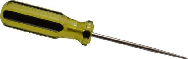 Stanley - 7-3/4" OAL Steel Scratch Awl - Plastic Handle - Eagle Tool & Supply