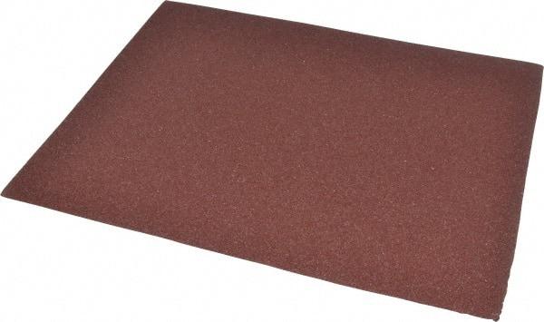 Value Collection - 80 Grit, Aluminum Oxide Sanding Sheet - 11" Long x 9" Wide, Medium Grade, D Weighted Backing - Eagle Tool & Supply
