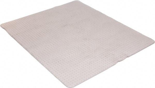 Aleco - 60" Long x 46" Wide, Chair Mat - Rectangular, Beveled Edge Style, Includes Anchorpoints - Eagle Tool & Supply