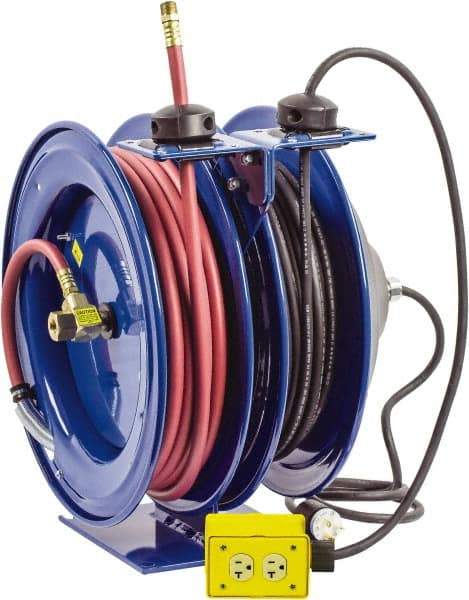 CoxReels - 50' Spring Retractable Hose Reel - 300 psi, Hose Included - Eagle Tool & Supply