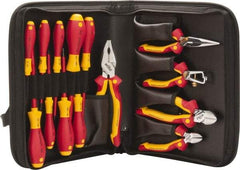 Wiha - 14 Piece Insulated Hand Tool Set - Comes in Zippered Case - Eagle Tool & Supply