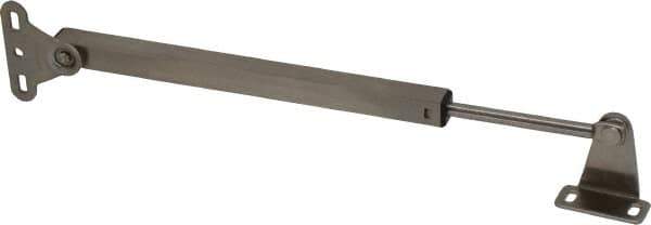 Sugatsune - 6.6 Lb Capacity, Spring Loaded Lid Stay - 90" Max Opening, Satin Stainless Steel - Eagle Tool & Supply