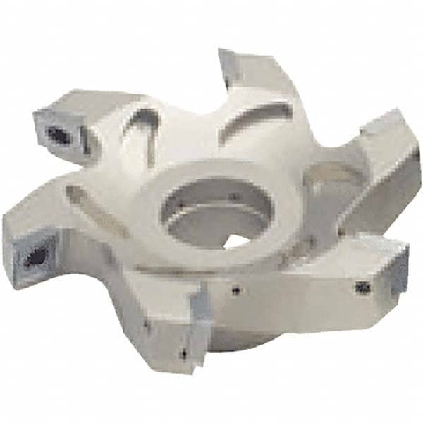 Tungaloy - 125mm Cut Diam, 1" Arbor Hole Diam, Indexable Square-Shoulder Face Mill - Eagle Tool & Supply