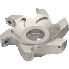 Tungaloy - 125mm Cut Diam, 1" Arbor Hole Diam, Indexable Square-Shoulder Face Mill - Eagle Tool & Supply