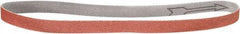 DeWALT - 1/4" Wide x 18" OAL, 120 Grit, Zirconia Alumina Abrasive Belt - Zirconia Alumina, Fine, Coated, Cloth Backing, Dry - Eagle Tool & Supply