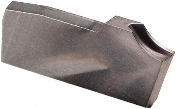 Kennametal - A2014 CF KCU25 Grade, 0.055" Cutting Width, Carbide Cutoff Insert - 0° Neutral Lead Angle, 0.006" Cnr Rad, AlTiN Coated, Single End - Eagle Tool & Supply
