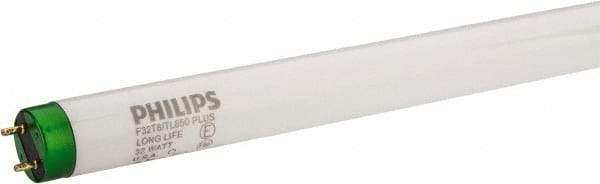 Philips - 32 Watt Fluorescent Tubular Medium Bi-Pin Lamp - 5,000°K Color Temp, 2,950 Lumens, T8, 24,000 hr Avg Life - Eagle Tool & Supply