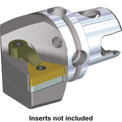 Kennametal - Left Hand Cut, Size KM40, TN.. Insert Compatiblity, Modular Turning & Profiling Cutting Unit Head - 27mm Ctr to Cutting Edge, 40mm Head Length, Through Coolant, Series M-Clamping - Eagle Tool & Supply