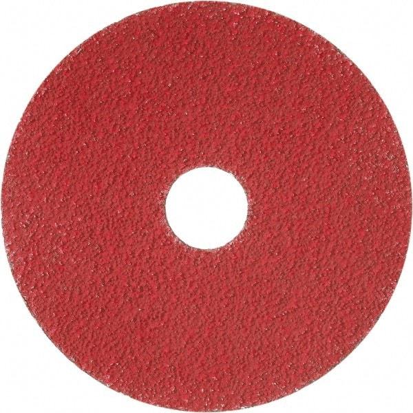 DeWALT - 7" Diam 7/8" Hole 24 Grit Fiber Disc - Coarse Grade, Ceramic, 8,700 Max RPM - Eagle Tool & Supply