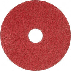 DeWALT - 7" Diam 7/8" Hole 24 Grit Fiber Disc - Coarse Grade, Ceramic, 8,700 Max RPM - Eagle Tool & Supply