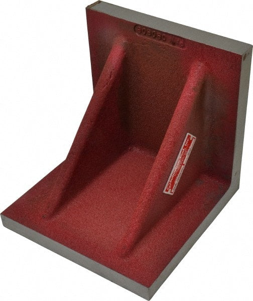 Suburban Tool - 8" Wide x 8" Deep x 8" High Cast Iron Precision-Ground Angle Plate - Eagle Tool & Supply