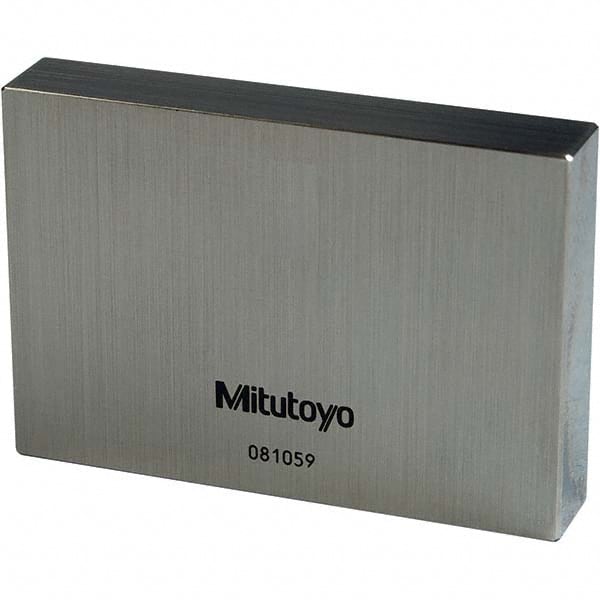 Mitutoyo - 100mm Steel Rectangular Gage Block - Eagle Tool & Supply