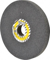 Tru-Maxx - 46 Grit Aluminum Oxide Bench & Pedestal Grinding Wheel - 7" Diam x 1" Hole x 3/4" Thick, 3600 Max RPM, O Hardness, Coarse Grade , Vitrified Bond - Eagle Tool & Supply